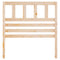 vidaXL Bed Headboard 81x4x100 cm Solid Wood Pine