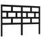 vidaXL Bed Headboard Black 146x4x100 cm Solid Wood Pine