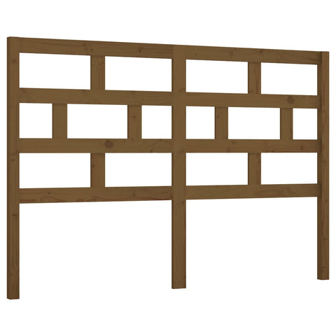 vidaXL Bed Headboard Honey Brown 166x4x100 cm Solid Wood Pine