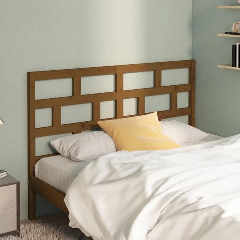vidaXL Bed Headboard Honey Brown 166x4x100 cm Solid Wood Pine