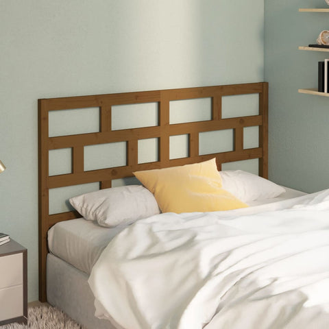 vidaXL Bed Headboard Honey Brown 166x4x100 cm Solid Wood Pine