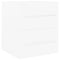 vidaXL Sink Cabinet with Built-in Basin White Engineered Wood