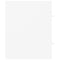 vidaXL Sink Cabinet with Built-in Basin White Engineered Wood