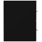 vidaXL Sink Cabinet with Built-in Basin Black Engineered Wood