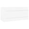vidaXL Sink Cabinet with Built-in Basin White Engineered Wood