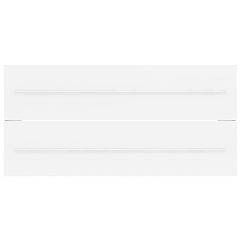 vidaXL Sink Cabinet with Built-in Basin White Engineered Wood