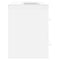 vidaXL Sink Cabinet with Built-in Basin White Engineered Wood