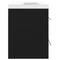 vidaXL Sink Cabinet with Built-in Basin Black Engineered Wood