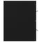 vidaXL Sink Cabinet with Built-in Basin Black Engineered Wood