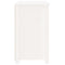 vidaXL Bedside Cabinet White 50x35x61.5 cm Solid Wood Pine
