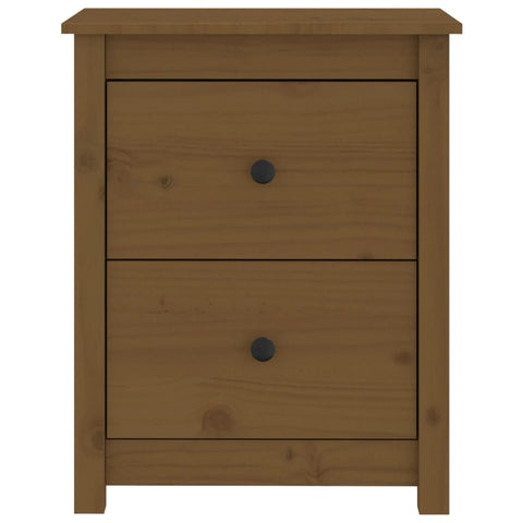 vidaXL Bedside Cabinet Honey Brown 50x35x61.5 cm Solid Wood Pine
