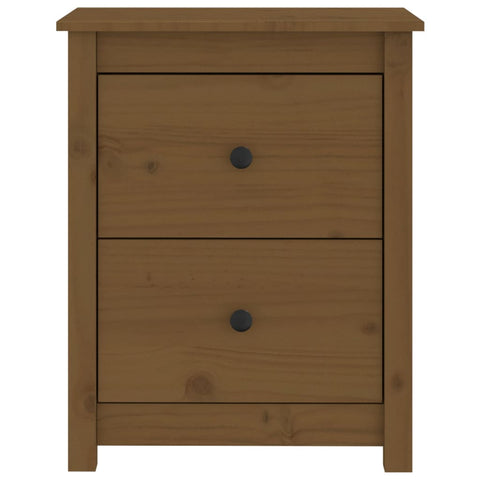 vidaXL Bedside Cabinets 2 pcs Honey Brown 50x35x61.5 cm Solid Wood Pine