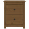 vidaXL Bedside Cabinets 2 pcs Honey Brown 50x35x61.5 cm Solid Wood Pine