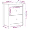 vidaXL Bedside Cabinets 2 pcs Honey Brown 50x35x61.5 cm Solid Wood Pine