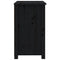 vidaXL Bedside Cabinets 2 pcs Black 50x35x61.5 cm Solid Wood Pine