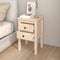 vidaXL Bedside Cabinets 2 pcs 40x35x61.5 cm Solid Wood Pine