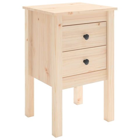 vidaXL Bedside Cabinets 2 pcs 40x35x61.5 cm Solid Wood Pine