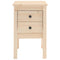vidaXL Bedside Cabinets 2 pcs 40x35x61.5 cm Solid Wood Pine