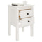 vidaXL Bedside Cabinets 2 pcs White 40x35x61.5 cm Solid Wood Pine