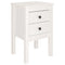vidaXL Bedside Cabinets 2 pcs White 40x35x61.5 cm Solid Wood Pine