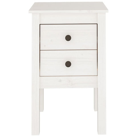 vidaXL Bedside Cabinets 2 pcs White 40x35x61.5 cm Solid Wood Pine