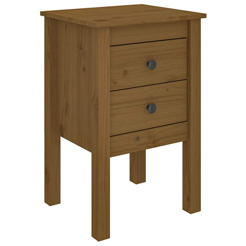 vidaXL Bedside Cabinets 2 pcs Honey Brown 40x35x61.5cm Solid Wood Pine