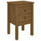 vidaXL Bedside Cabinets 2 pcs Honey Brown 40x35x61.5cm Solid Wood Pine