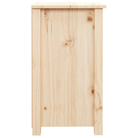 vidaXL Bedside Cabinet 40x35x61.5 cm Solid Wood Pine