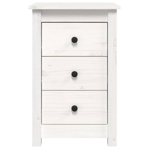 vidaXL Bedside Cabinets 2 pcs White 40x35x61.5 cm Solid Wood Pine