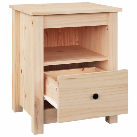 vidaXL Bedside Cabinets 2 pcs 40x35x49 cm Solid Wood Pine