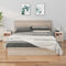 vidaXL Bedside Cabinets 2 pcs 40x35x49 cm Solid Wood Pine