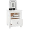 vidaXL Bedside Cabinets 2 pcs White 40x35x49 cm Solid Wood Pine