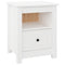 vidaXL Bedside Cabinets 2 pcs White 40x35x49 cm Solid Wood Pine