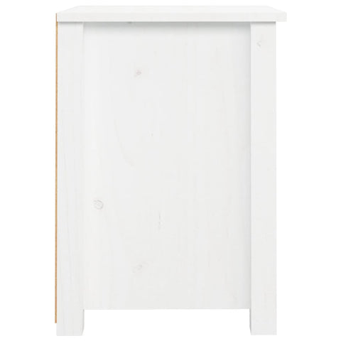 vidaXL Bedside Cabinets 2 pcs White 40x35x49 cm Solid Wood Pine