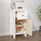 vidaXL Sideboard White 40x35x80 cm Solid Wood Pine