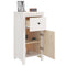 vidaXL Sideboard White 40x35x80 cm Solid Wood Pine