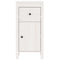vidaXL Sideboard White 40x35x80 cm Solid Wood Pine