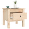 vidaXL Side Tables 2 pcs 40x40x39 cm Solid Wood Pine