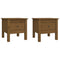 vidaXL Side Tables 2 pcs Honey Brown 40x40x39 cm Solid Wood Pine