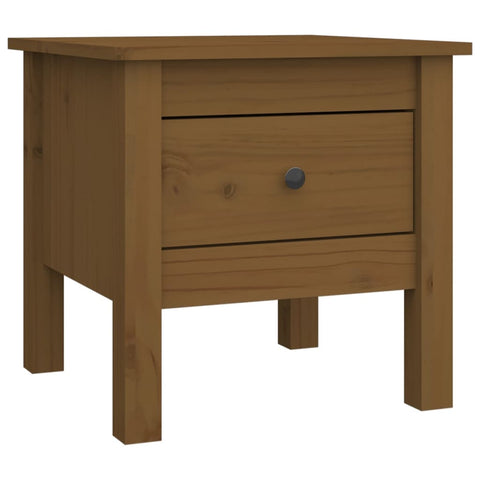 vidaXL Side Tables 2 pcs Honey Brown 40x40x39 cm Solid Wood Pine