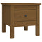vidaXL Side Tables 2 pcs Honey Brown 40x40x39 cm Solid Wood Pine
