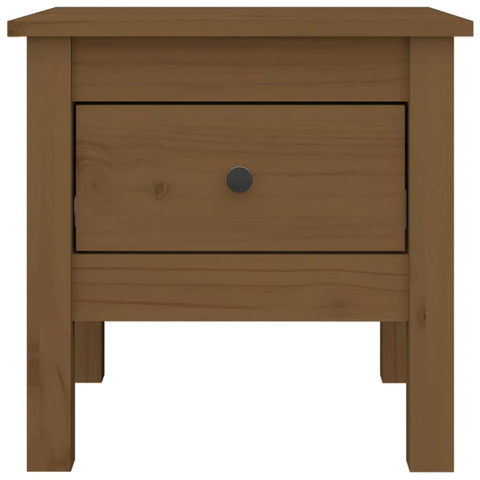vidaXL Side Tables 2 pcs Honey Brown 40x40x39 cm Solid Wood Pine