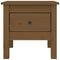 vidaXL Side Tables 2 pcs Honey Brown 40x40x39 cm Solid Wood Pine