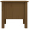 vidaXL Side Tables 2 pcs Honey Brown 40x40x39 cm Solid Wood Pine