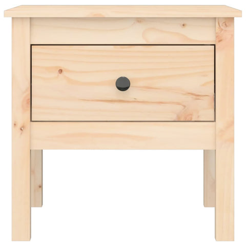 vidaXL Side Table 50x50x49 cm Solid Wood Pine