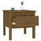 vidaXL Side Table Honey Brown 50x50x49 cm Solid Wood Pine
