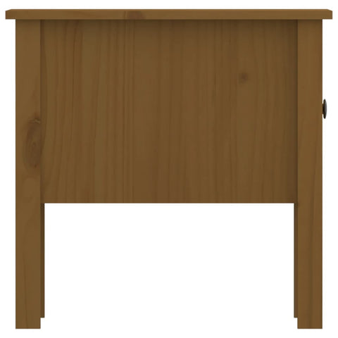 vidaXL Side Table Honey Brown 50x50x49 cm Solid Wood Pine