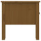 vidaXL Side Table Honey Brown 50x50x49 cm Solid Wood Pine