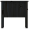 vidaXL Side Table Black 50x50x49 cm Solid Wood Pine