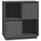 vidaXL Sideboard Grey 74x35x80 cm Solid Wood Pine